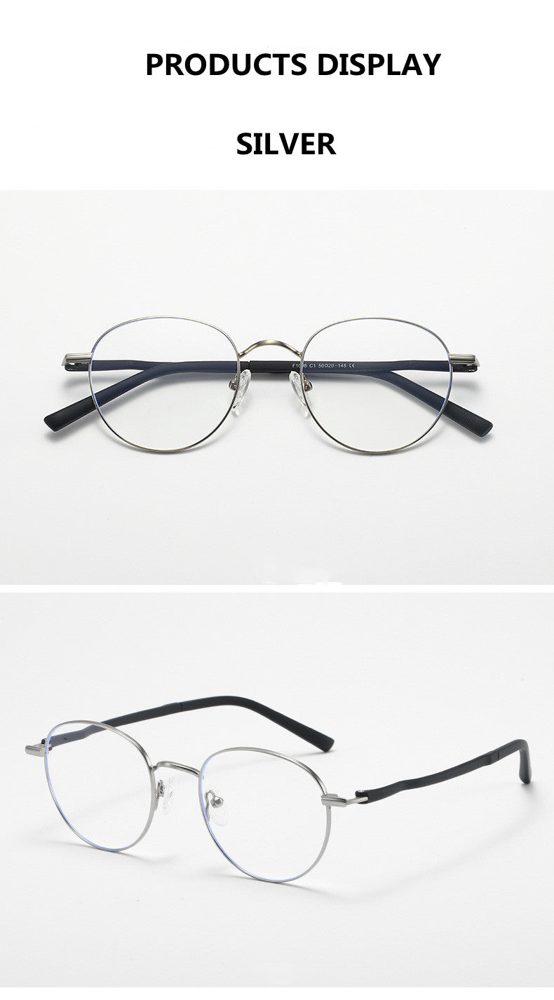 Summer Flower Womens Full Rim Round Alloy Tr 90 Eyeglasses 10087 — view 2 | Summer Flower at FuzWeb