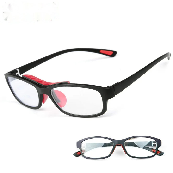 Chashma Ottica Unisex Full Rim Square Tr 90 Titanim Sport Goggle Eyeglasses 010.