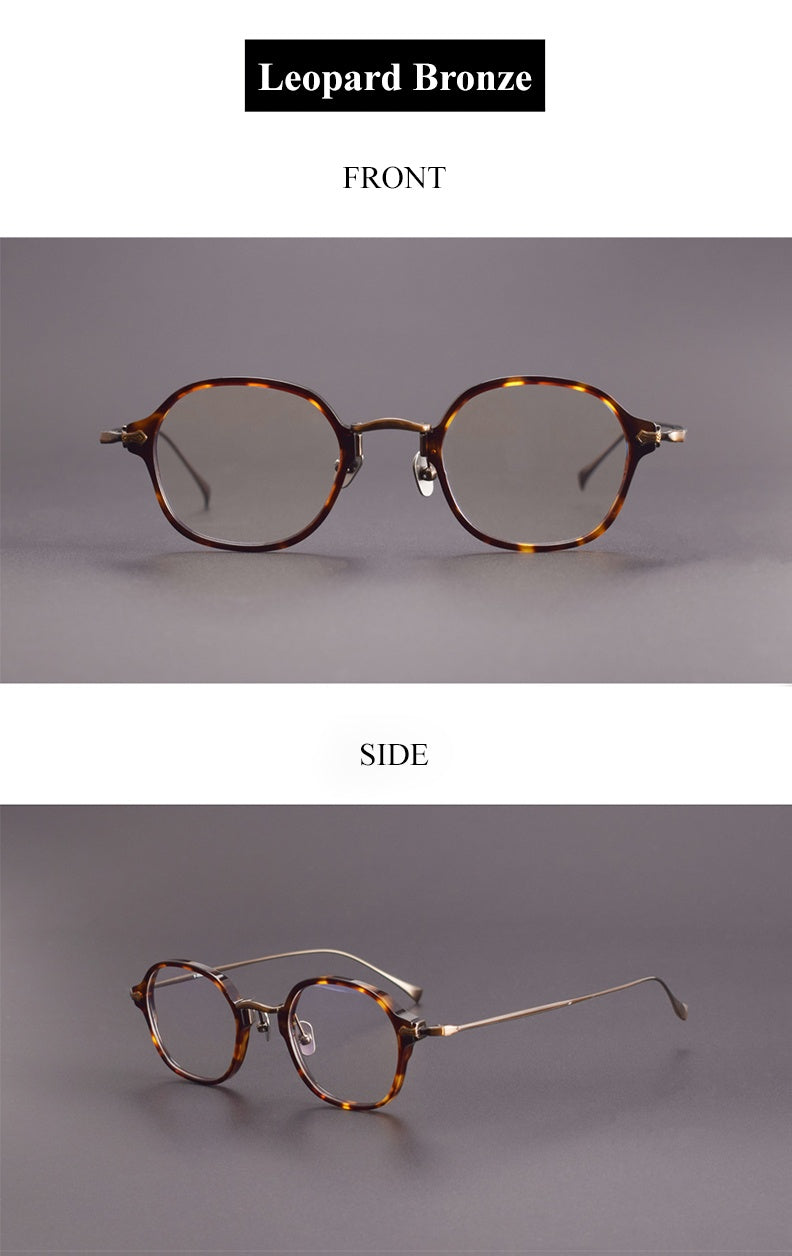 Chashma Ottica Unisex Full Rim Oval Acetate Titanium Eyeglasses 624183 — view 2 | Chashma Ottica at FuzWeb