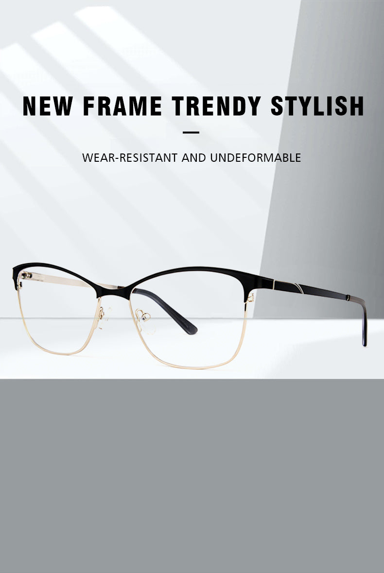 Kansept Womens Semi Rim Square Acetate Frames 220600 — view 1 | Kansept at FuzWeb