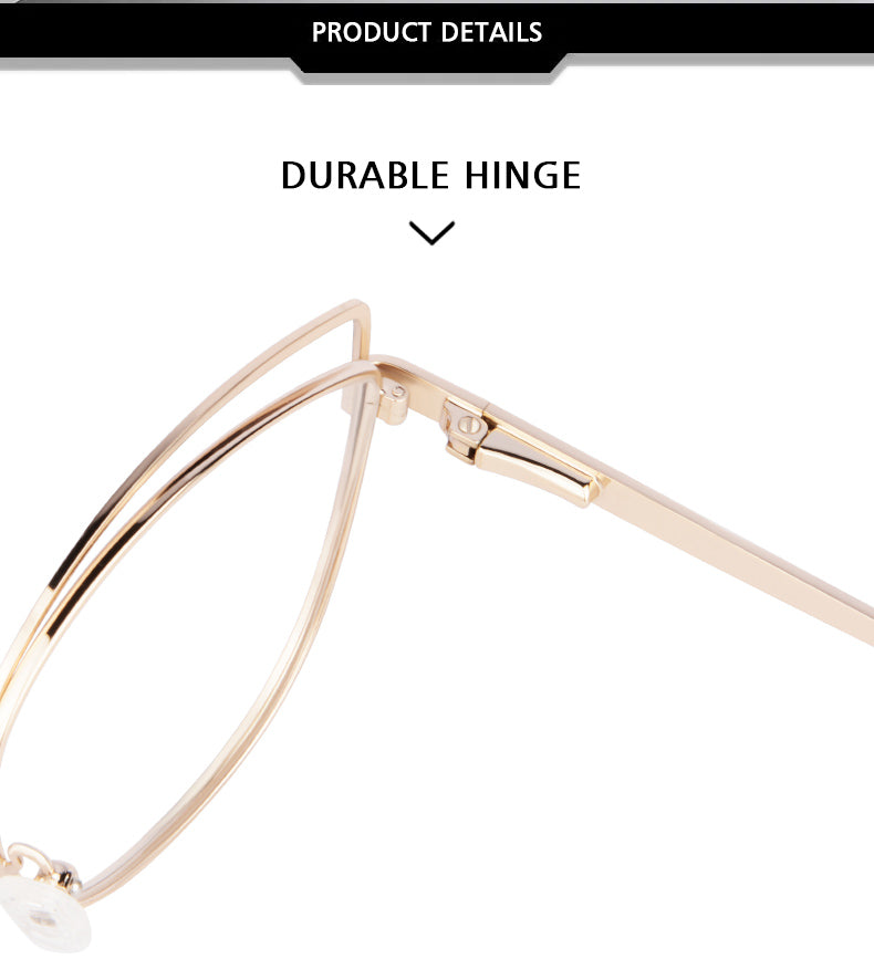 Kansept Womens Full Rim Oval Cat Eye Tr 90 Alloy Reading Glasses 51809 — view 1 | Kansept at FuzWeb