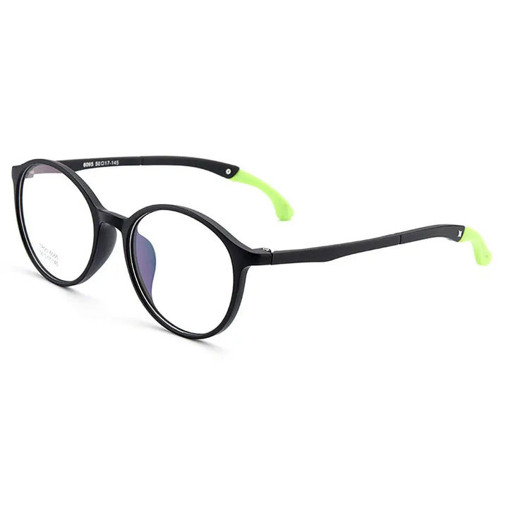 Gmei Unisex Eyeglasses Ultra-Light Tr90 Plastic Round M6065 — view 6 | Gmei Optical at FuzWeb