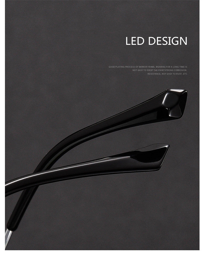 Kocolior Unisex Full Rim Square Alloy Hyperopic Reading Glasses 38010 — view 4 | Kocolior at FuzWeb