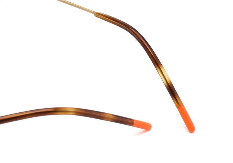 Chashma Ottica Unisex Rimless Rounded Square Titanium Eyeglasses 9017.
