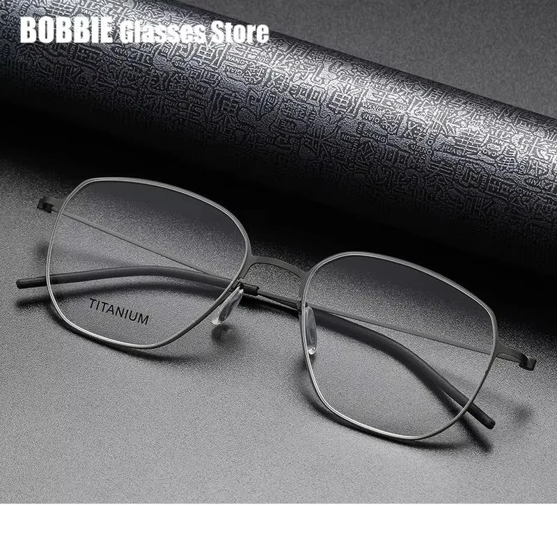 Bobbie Women's Full Rim Oval Square Titanium Eyeglasses 965505