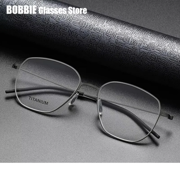 Bobbie Women's Full Rim Oval Square Titanium Eyeglasses 965505