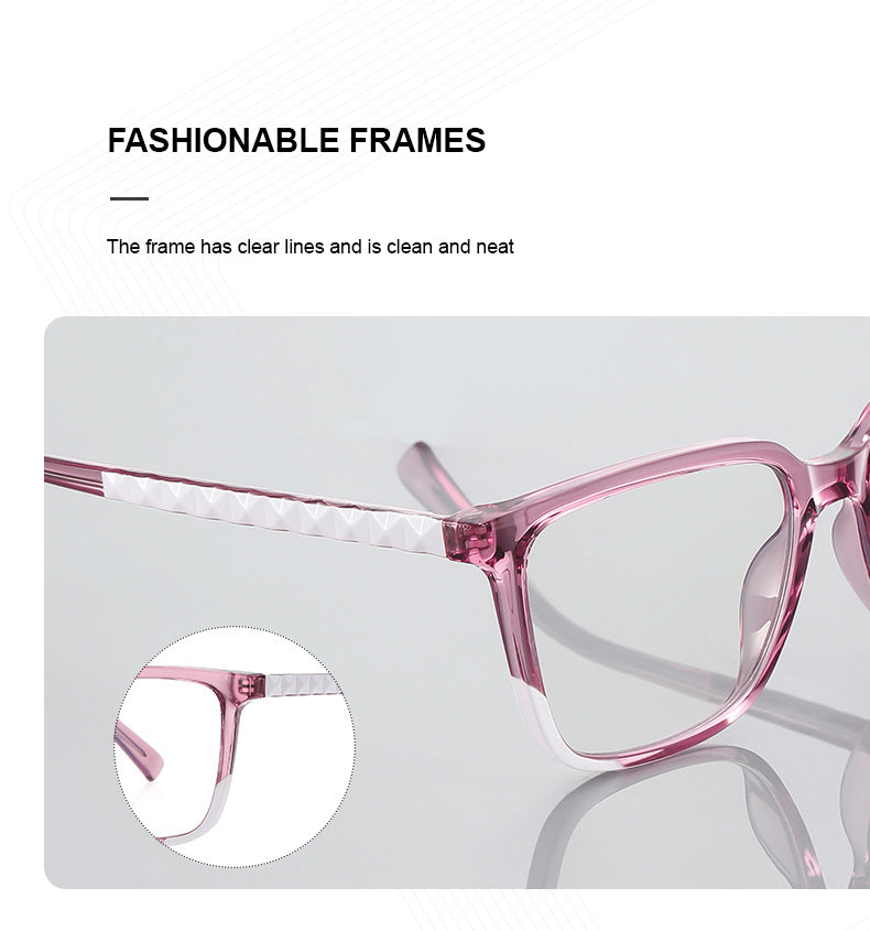 Summer Flower Womens Full Rim Square Tr 90 Titanium Eyeglasses 213544 — view 2 | Summer Flower at FuzWeb