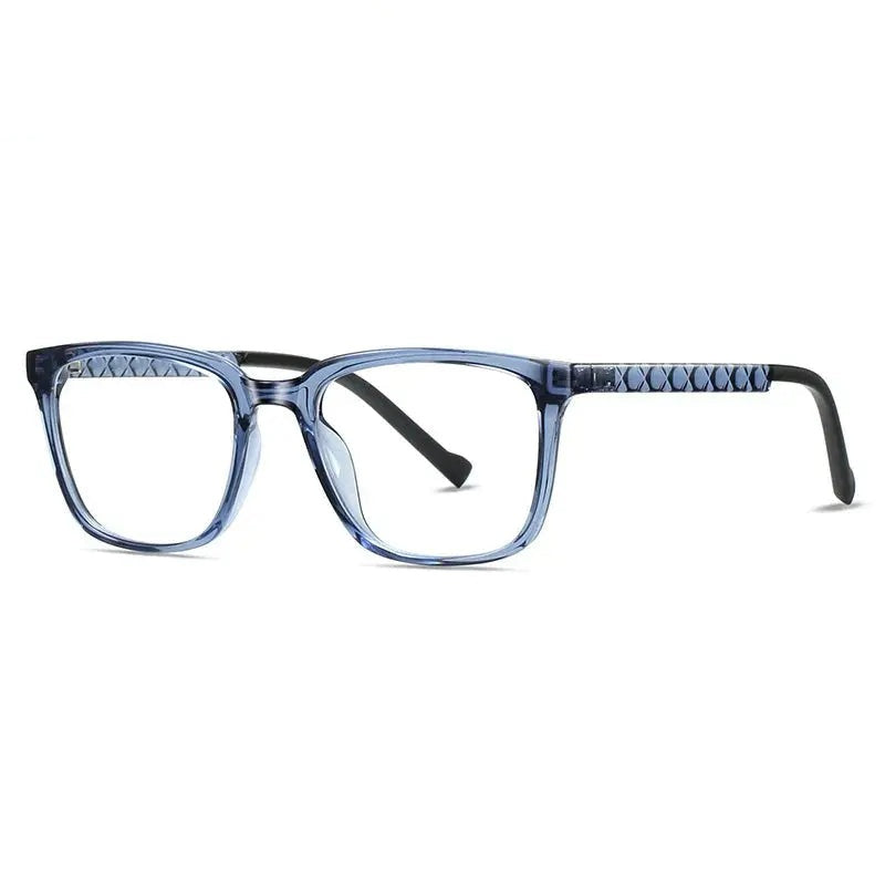 Chashma Ottica Unisex Full Rim Square Tr 90 Titanium Eyeglasses 474017