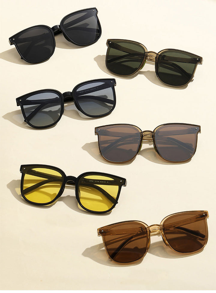 Zirosat Unisex Full Rim Square Alloy Foldable Sunglasses WT7901.