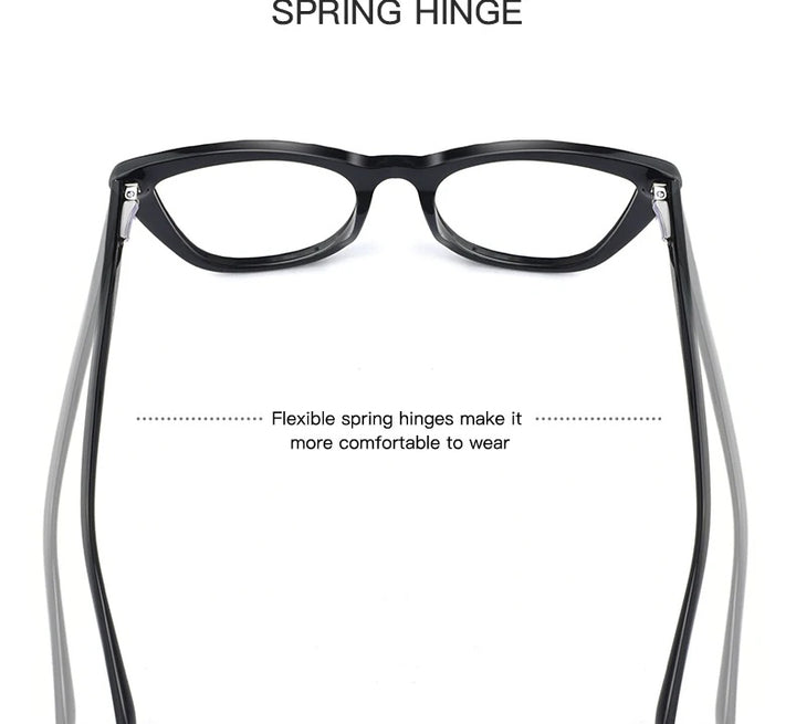 Hotochki Womens Full Rim Cat Eye TR-90 Resin Acetate Frame Eyeglasses Z508 — view 14 | Hotochki at FuzWeb