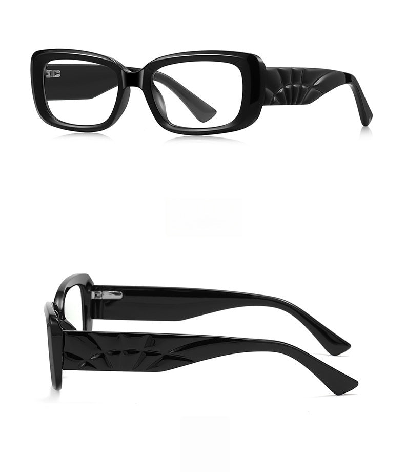 Chashma Ochki Unisex Full Rim Square Tr 90 Titanium Eyeglasses 882251.