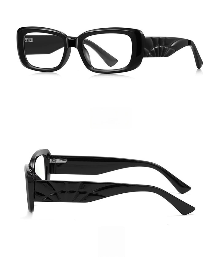 Chashma Ochki Unisex Full Rim Square Tr 90 Titanium Eyeglasses 882251.