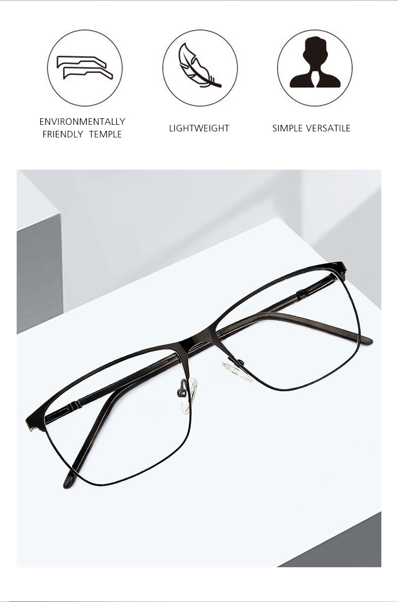 Kansept Womens Full Rim Square Metal Frames 900400 — view 2 | Kansept at FuzWeb