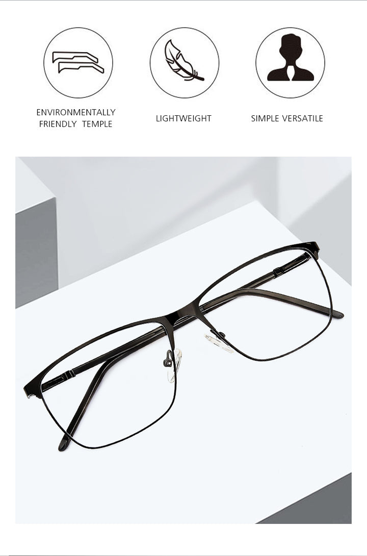 Kansept Womens Full Rim Square Metal Frames 900400 — view 2 | Kansept at FuzWeb