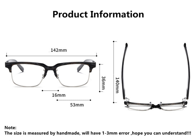 Aimee Unisex Full Rim Square Titanium Acetate Eyeglasses 478193 FuzWeb