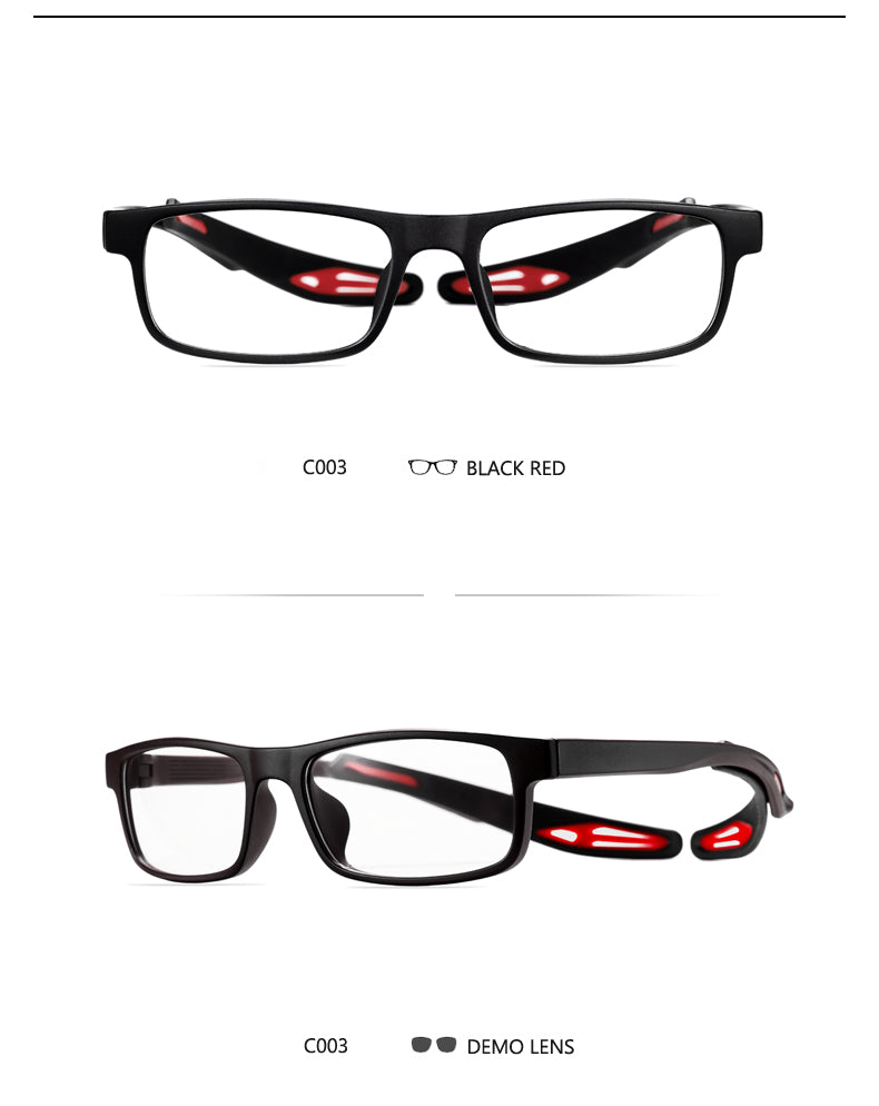 Oveliness Unisex Full Rim Square Tr 90 Titanium Sport Eyeglasses Olad55p — view 11 | Oveliness at FuzWeb