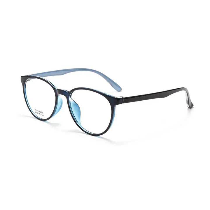 Gmei Optical 6275 women's round TR-90 prescription eyeglasses — view 4