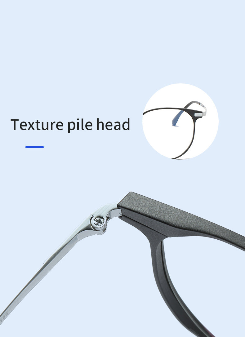 Momoja Womens Full Rim Round Titanium Acetate Eyeglasses 20250 — view 2 | Momoja at FuzWeb