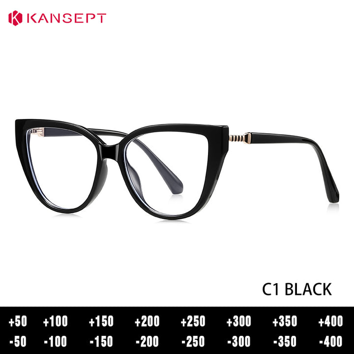Kansept Unisex Full Rim Cat Eye Tr 90 Frames 152490 FuzWeb