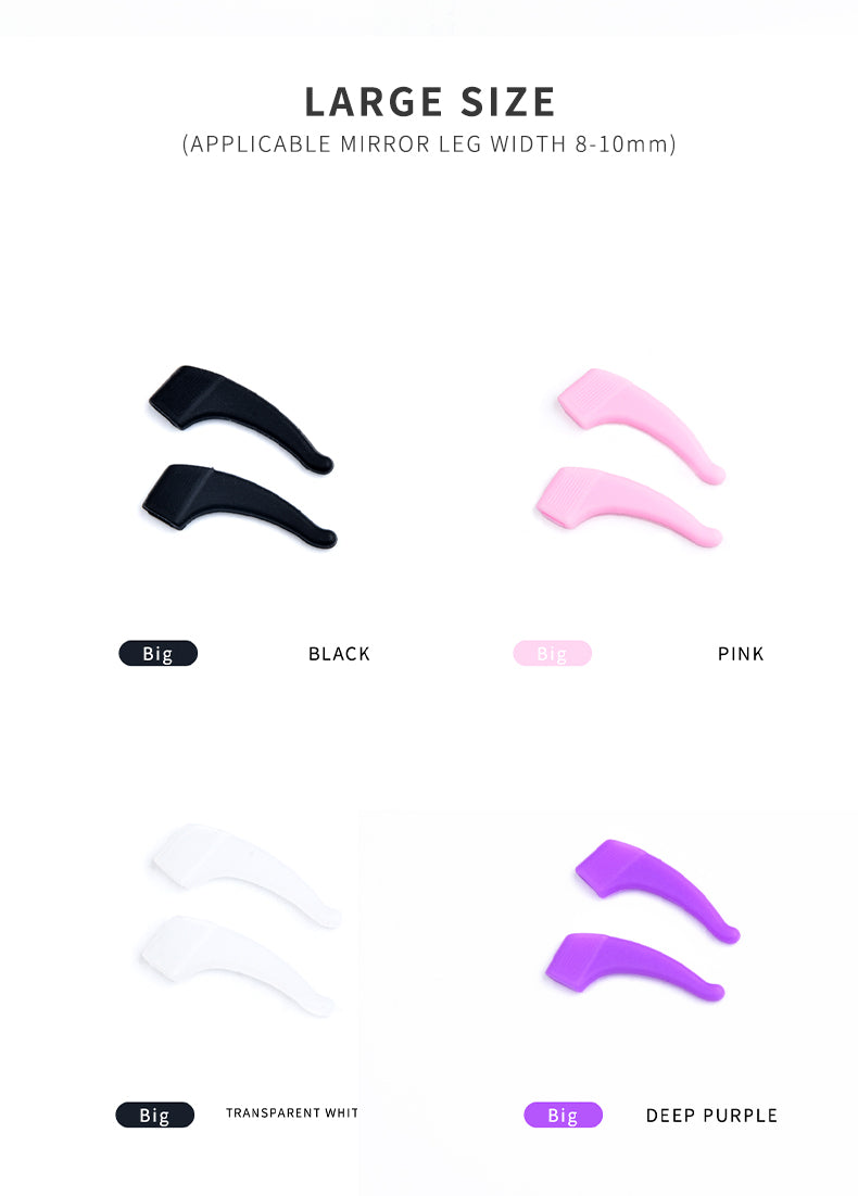Secg Unisex Anti Slip Silicone Temple Ear Accessories 1036.