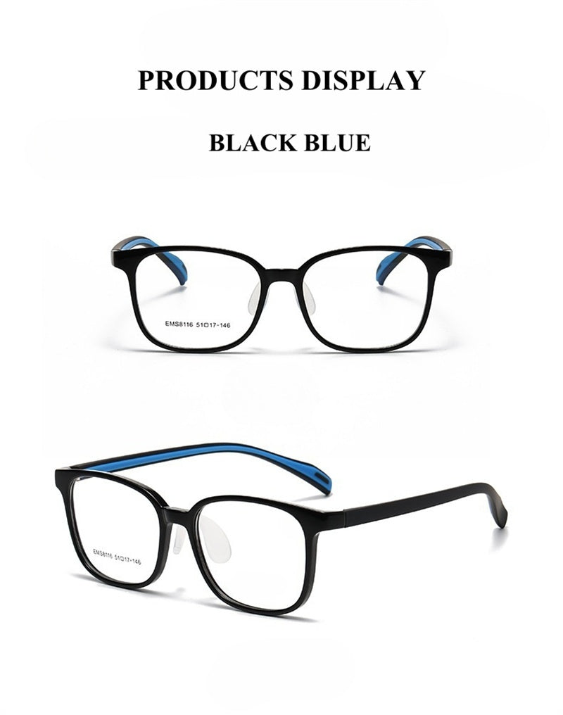 Chashma Ochki Unisex Full Rim Square Tr 90 Titanium Eyeglasses 938116 — view 2 | Chashma Ochki at FuzWeb