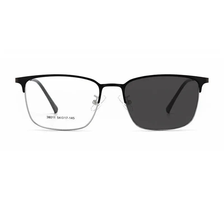 Kocolior Unisex Full Rim Square Alloy Hyperopic Reading Glasses 38011.
