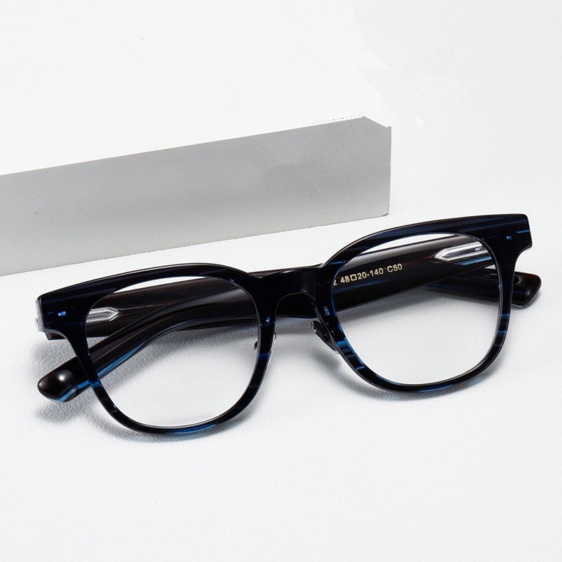 Aimee Unisex Full Rim Square Titanium Acetate Eyeglasses 14152 — view 1 | Aimee at FuzWeb