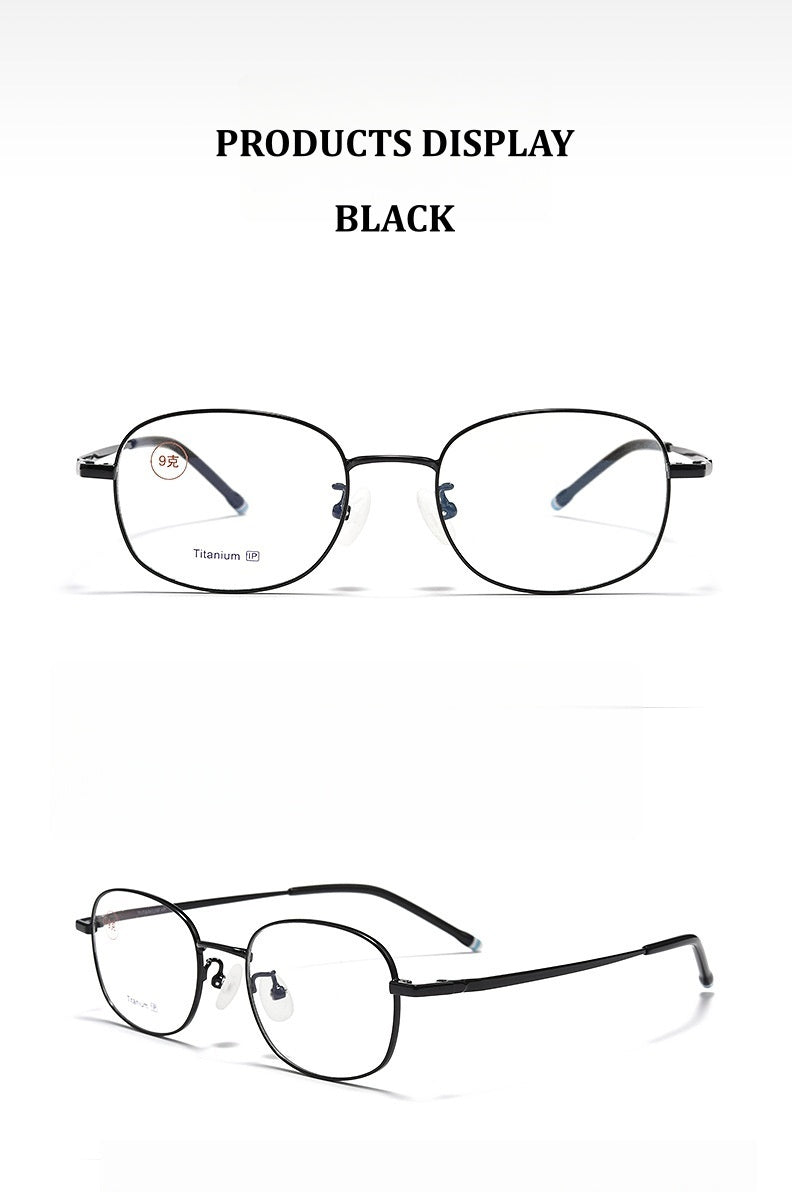 Chashma Ochki Unisex Youths Full Rim Square Titanium Eyeglasses 881006 — view 2 | Chashma Ochki at FuzWeb