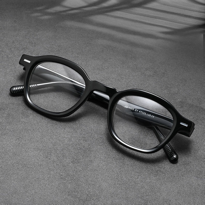 Chashma Ochki Unisex Full Rim Polygon Oval Acetate Eyeglasses 881003 — view 2 | Chashma Ochki at FuzWeb