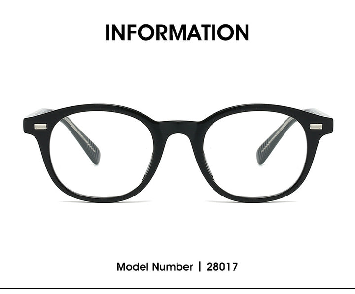 Kocolior Unisex Full Rim Round Tr 90 Photochromic Reading Glasses 28017 — view 1 | Kocolior at FuzWeb