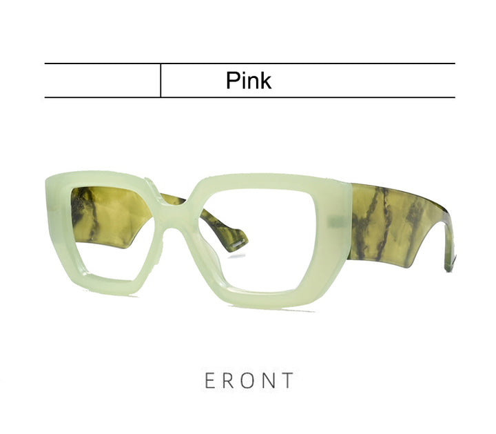 Kocolior Unisex Full Rim Square Acetate Photochromic Reading Glasses 86320.