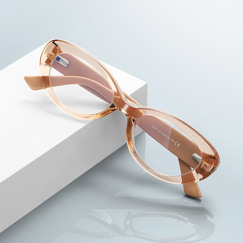 Vicky Womens Full Rim Oval Tr 90 Titanium Reading Glasses 512257 — view 1 | Vicky at FuzWeb