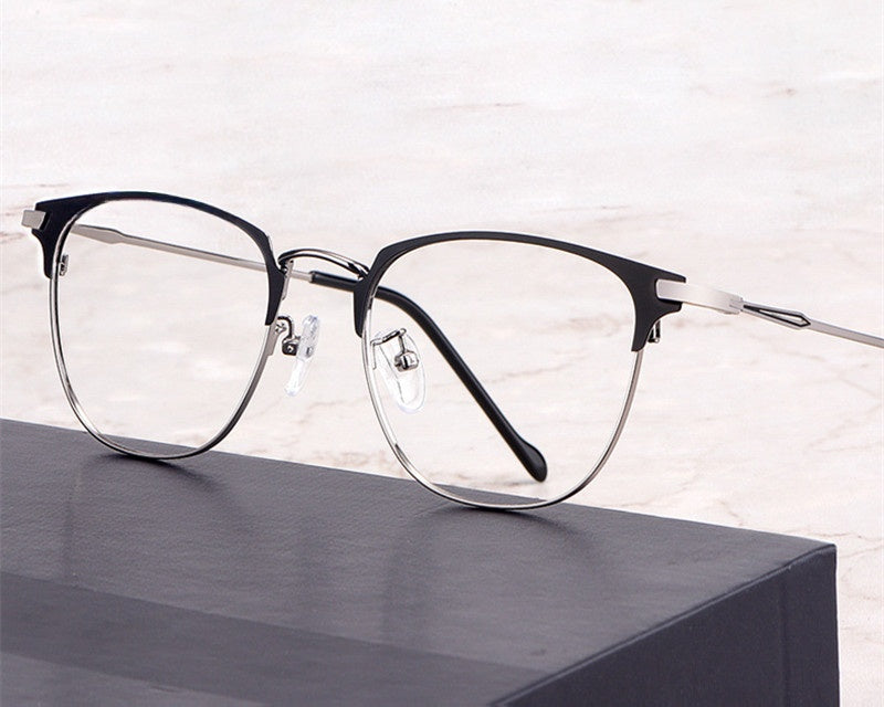 Chashma Ottica Unisex Full Rim Square Round Alloy Eyeglasses 3389 — view 1 | Chashma Ottica at FuzWeb