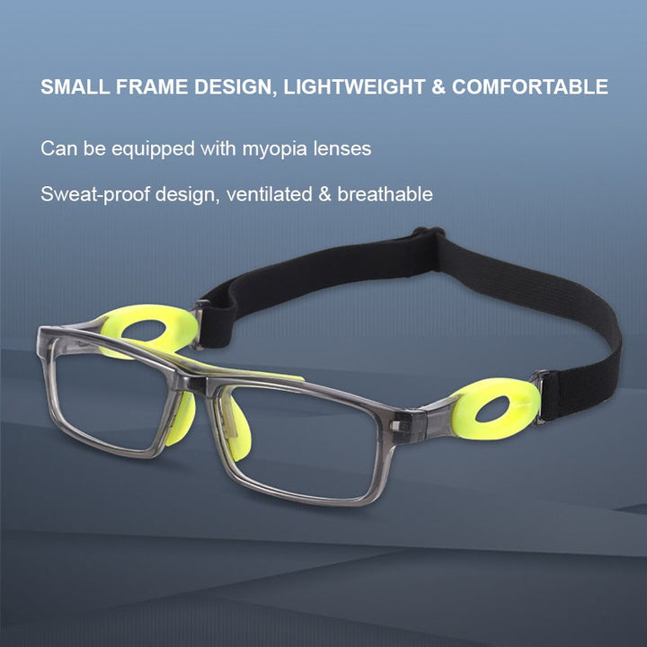 Chashma Ottica Unisex Full Rim Square Tr 90 Titanium Sport Eyeglasses C050 — view 3 | Chashma Ottica at FuzWeb