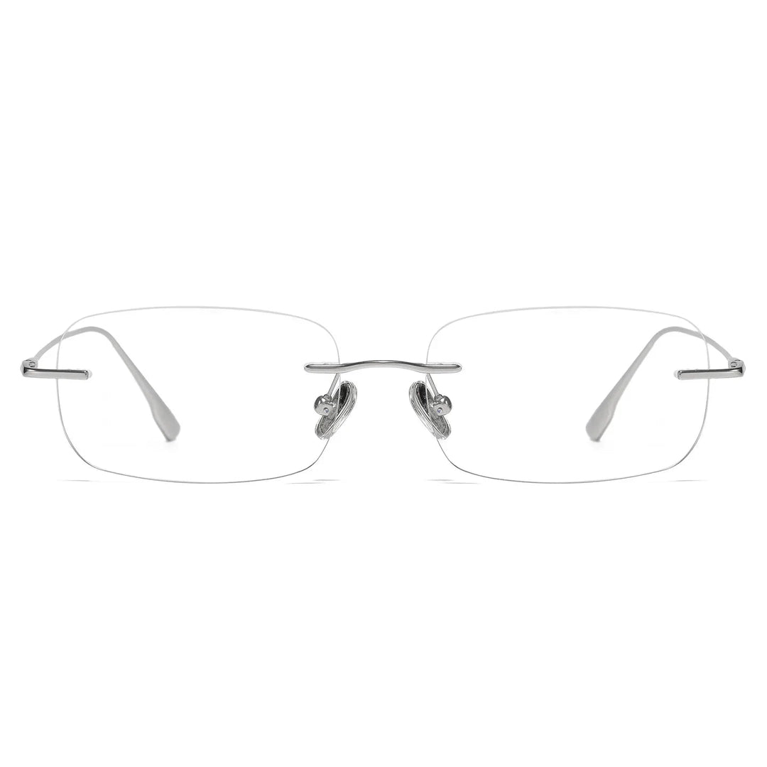 Bclear Women Rimless Square Titanium Eyeglasses SM-1135-63 - view 5