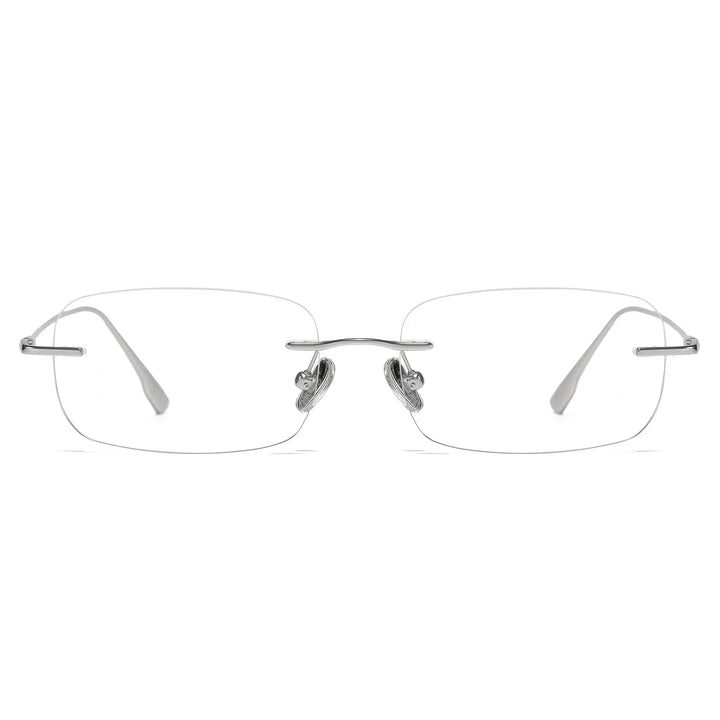 Bclear Women Rimless Square Titanium Eyeglasses SM-1135-63 - view 5