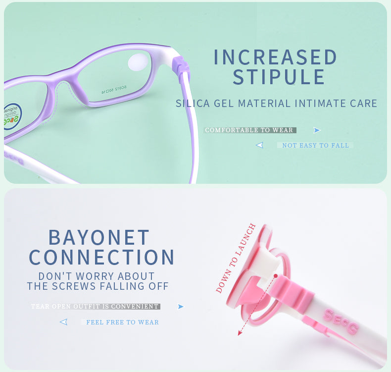 Secg Unisex Childrens Full Rim Round Tr 90 Silicone Eyeglasses 19013 — view 4 | Secg at FuzWeb