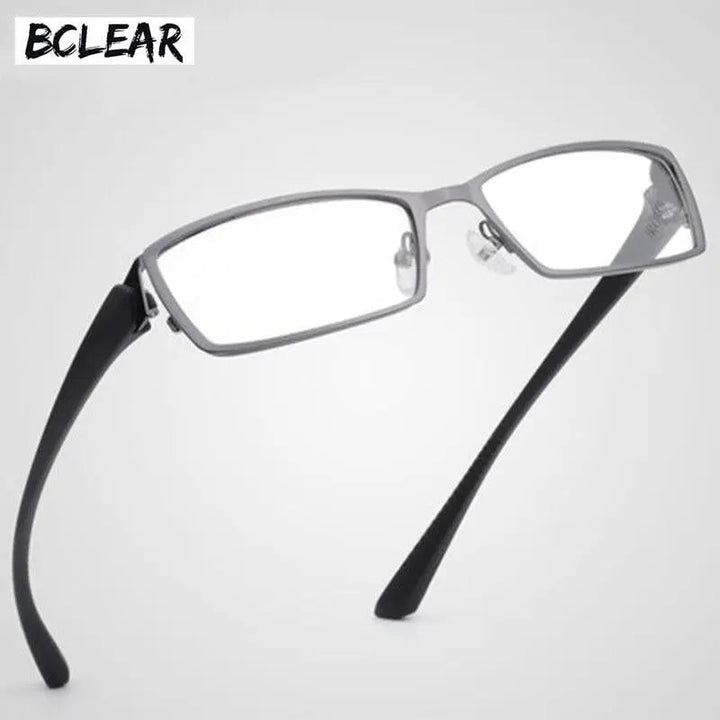 Bclear Mens Full Rim Alloy Frame Eyeglasses TR-90 Temples S1976 — view 1 | Bclear at FuzWeb