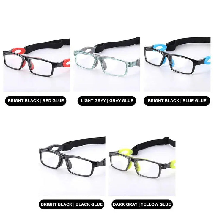 Chashma Ottica Unisex Full Rim Square Tr 90 Titanium Sport Eyeglasses C050