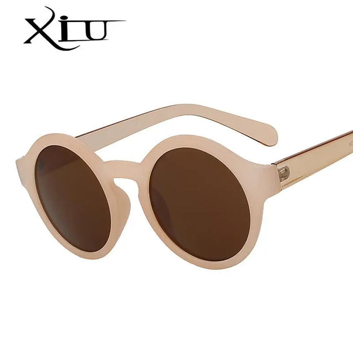 Xiu Brand Womens Round Circle Sunglasses Oem — view 1 | Xiu at FuzWeb