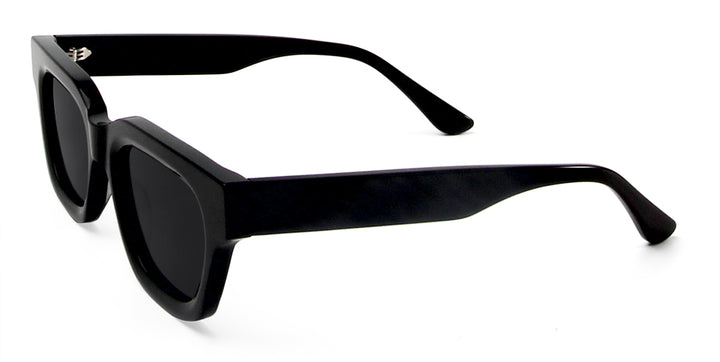 Esnbie Unisex Full Rim Square Brow Line Thick Acetate Sunglasses 23029.