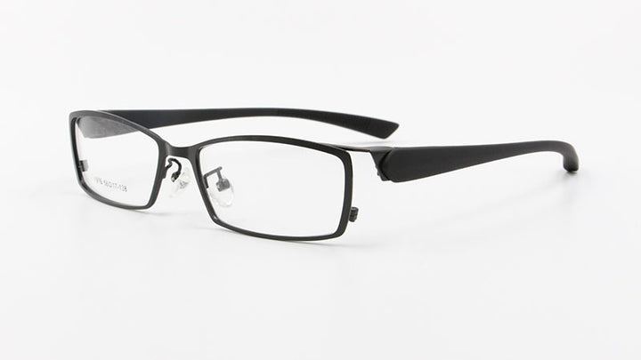 Bclear Mens Full Rim Alloy Frame Eyeglasses TR-90 Temples S1976 — view 4 | Bclear at FuzWeb