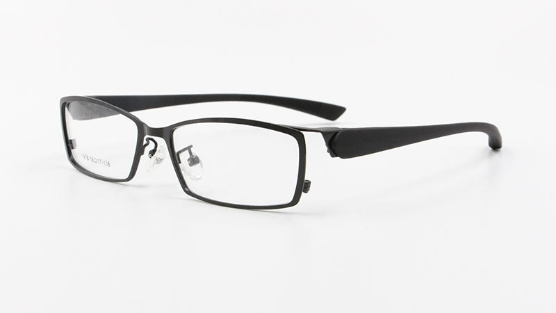 Bclear Mens Full Rim Alloy Frame Eyeglasses TR-90 Temples S1976 — view 4 | Bclear at FuzWeb