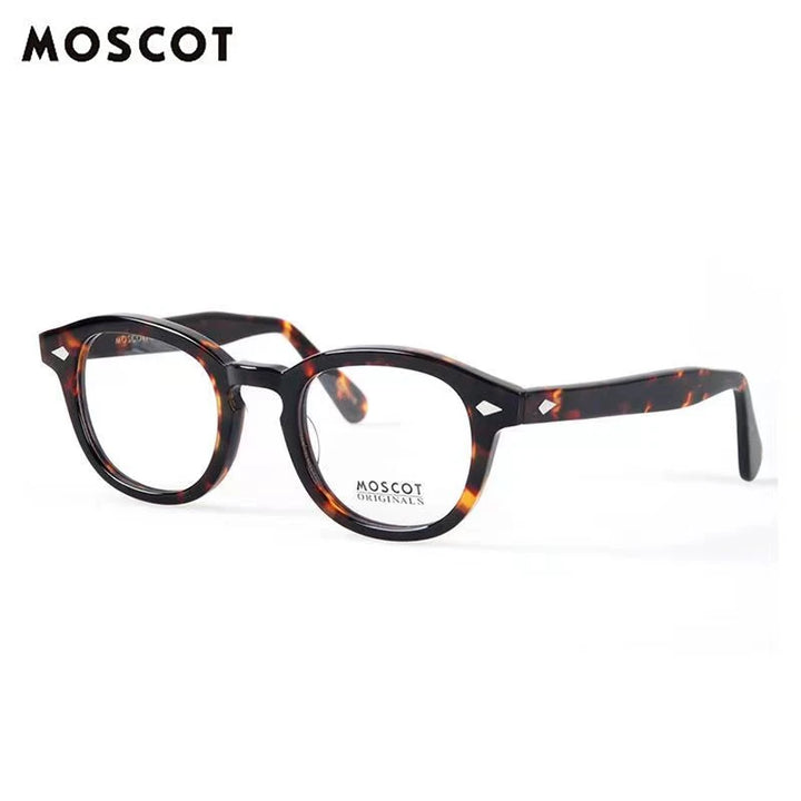Yimaruili Unisex Full Rim Round Acetate Eyeglasses Three Sizes Y1915 — view 22 | Yimaruili Eyeglasses at FuzWeb