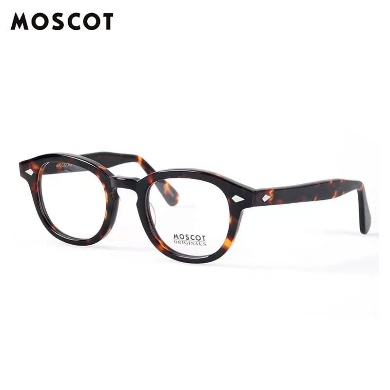 Yimaruili Unisex Full Rim Round Acetate Eyeglasses Three Sizes Y1915 — view 22 | Yimaruili Eyeglasses at FuzWeb