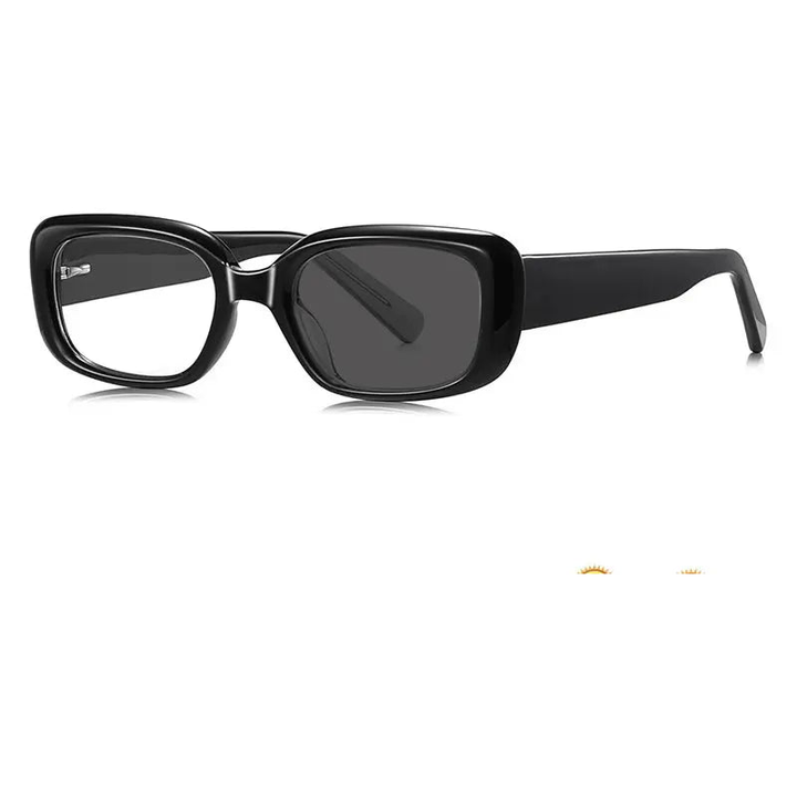 Kocolior Unisex Full Rim Square Acetate Photochromic Reading Glasses 412241.