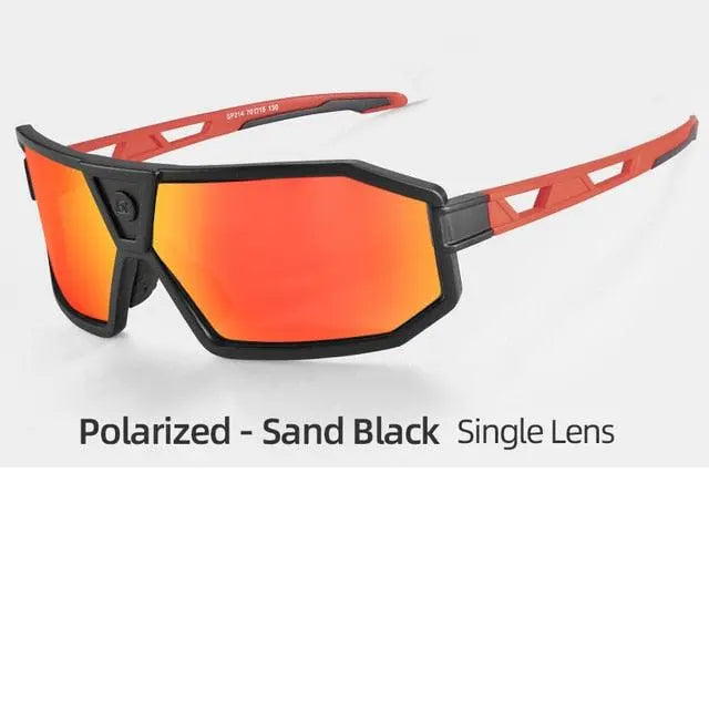 Rockbros Unisex Full Rim Rectangle Acetate Polarized Cycling Sunglasses 1000 Sunglasses RockBros SP214BK China 5lens or 1lens
