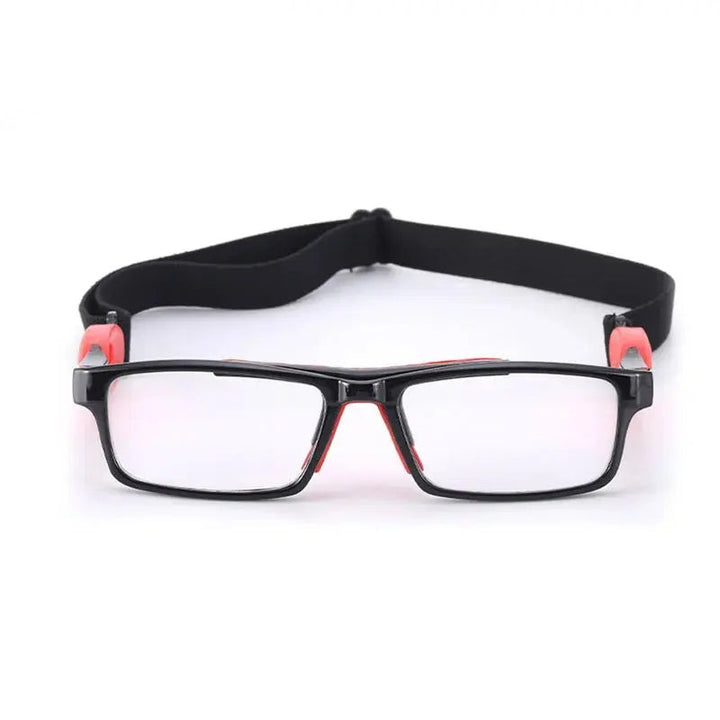 Chashma Ottica Unisex Full Rim Square Tr 90 Titanium Sport Eyeglasses C050