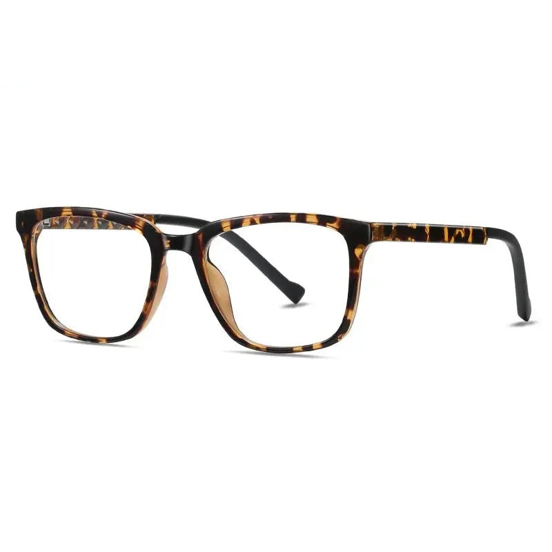 Chashma Ottica Unisex Full Rim Square Tr 90 Titanium Eyeglasses 474017