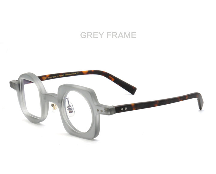 Muzz Womens Full Rim Square Round Acetate Frame Eyeglasses Hp2590 — view 9 | Muzz at FuzWeb